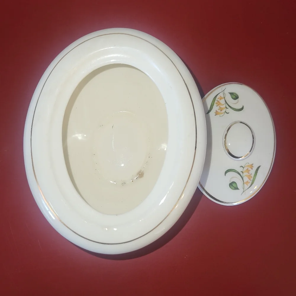 Vintage Forsythia Cream and Sugar Set